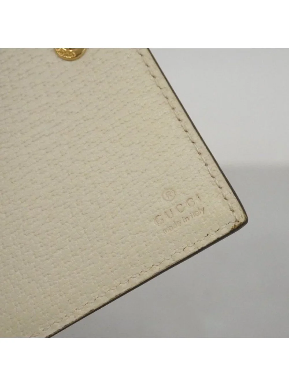 ★SOLD★ Gucci Wallet GG Supreme Sherry Line Brown Gold - Picture 4 of 7